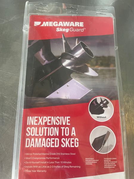 Skeg Guard Megaware 27031 Keelguard Sleg Protector Marine Stainless NEW ...