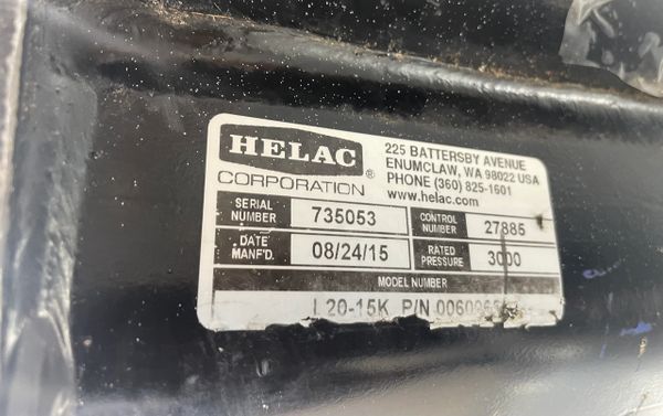 Helac 0060065 Actuator L20-15K JLG Lift Parts NEW! FREE SHIPPING! | Far ...