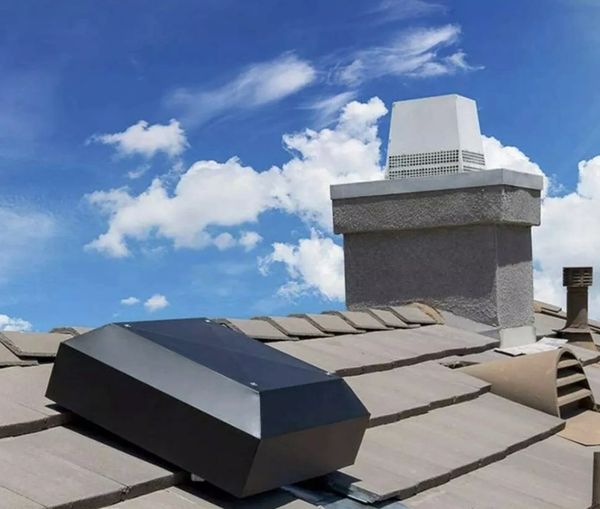 QuietCool 2116 CFM Energy Saver Attic Roof Mount Fan Black AFR SMT ES2