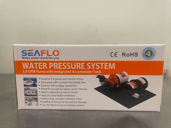 Seaflo SFWSK1-030-045-002 Water Pressure System 3 GPM 12V 45 PSI 33 Series  NEW!