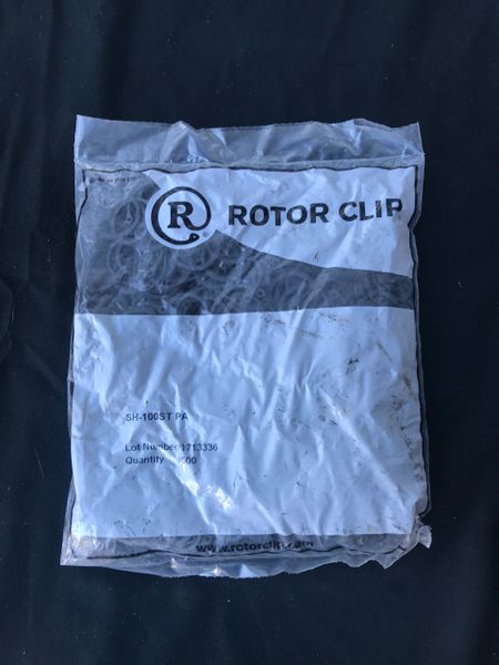 Rotor Clip SH-100ST PA Pack Of 500 Fast Free Shipping BEST PRICE NEW ...