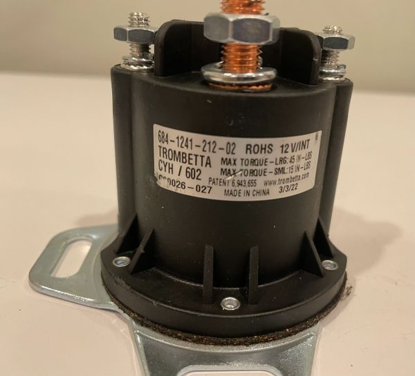 Trombetta 684-1241-212-02 Solenoid 12V 4 Terminal NEW! FREE SHIPPING
