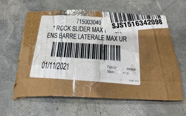 Can Am 715003040 BRP Rock Sliders Defender Max NEW NO BOX! FREE ...