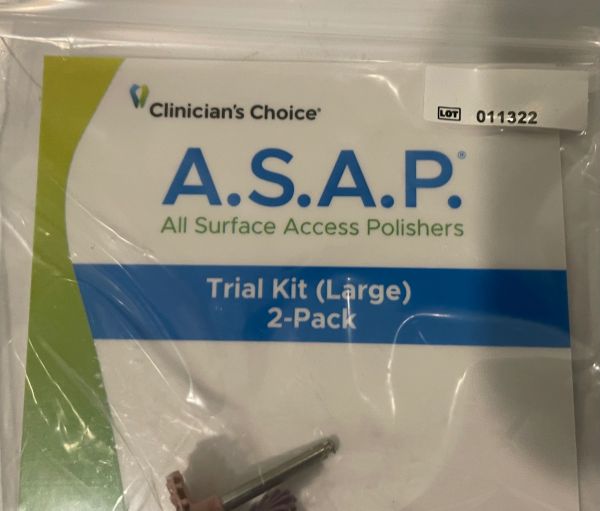 Clinician's Choice ASAP All Surface Access Polishers Starter Pack – 12 Count, 130917