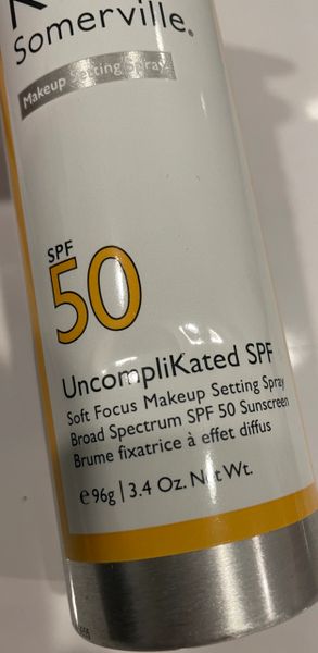 Kate Somerville UncompliKated SPF 50 Soft Focus Makeup Setting Spray