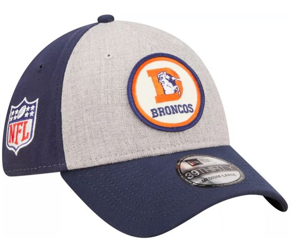 New Era Denver Broncos Sideline Historic Stretch Fit 3930 L-XL Hat