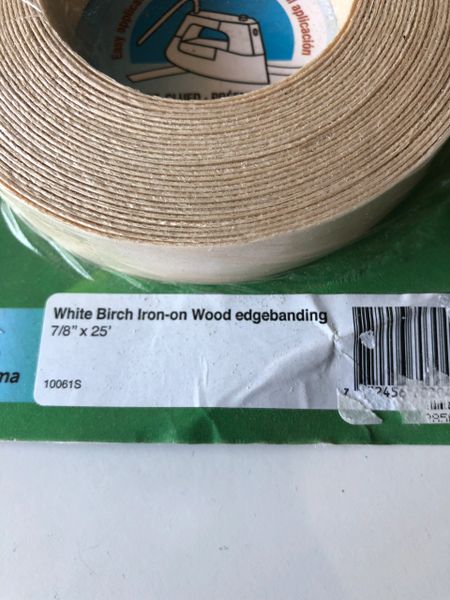 Cedan 10061S White Birch Iron-On Edgebanding Wood NEW SEALED 