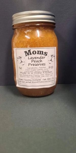 Peach Preserves with Lavender