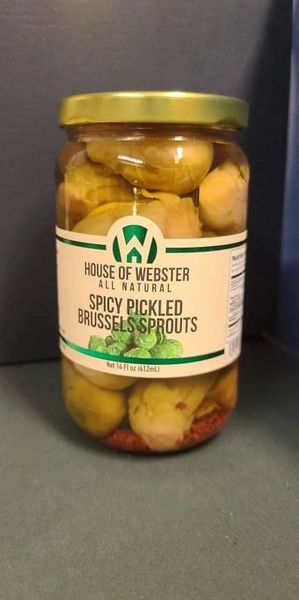 Spicy Pickeled Brussels Sprouts