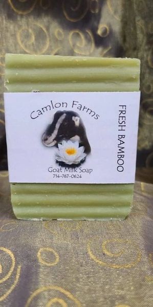 Fresh Bamboo Goat Milk Soap by Camlon Farm
