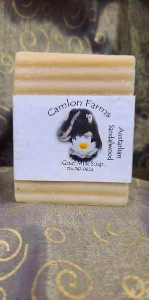 Australia Sandalwood Goat Milk Soap by Camlon Farm