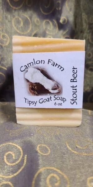 Stout Beer Tipsy Goat Milk soap by Camlon Farm