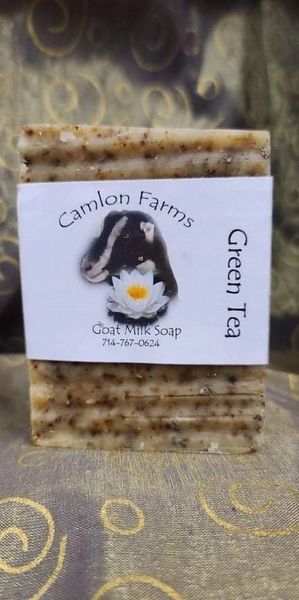 Green Tea Goat Soap by Camlon Farms