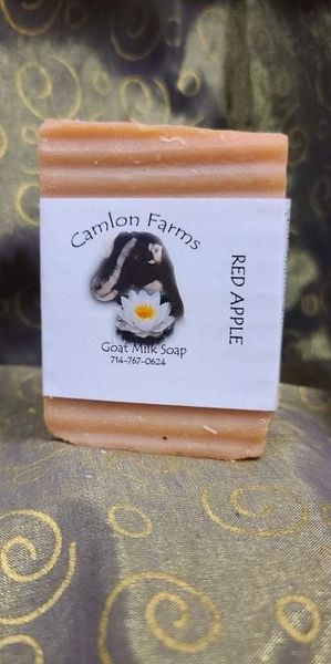 Red Apple Goat Soap by Camlon Farms