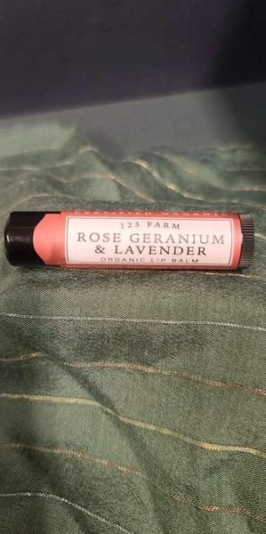 Rose Geranium & Lavender Lip Balm