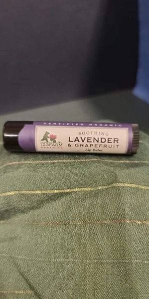 Lavender and Grapefruit Lip Balm by 123 Farm