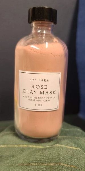 Rose Clay Mask by 123Farm