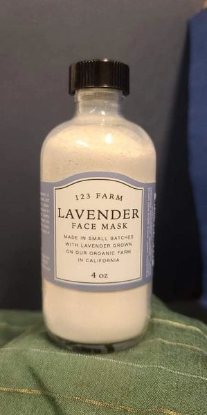 Lavender Face Mask by 123Farm