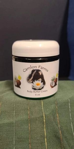 Coconut Citrus Body Butter Cream by Camlon Farm