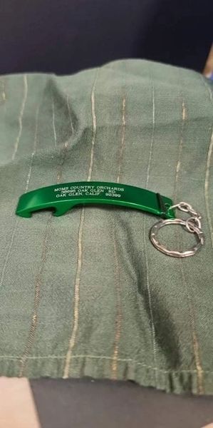 MomsCountry Orchards Bottle Opener Key Chain