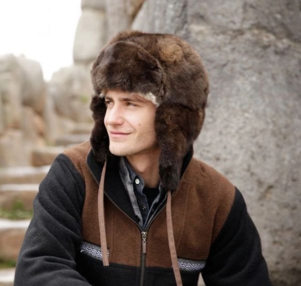 Alpaca Fur Bomber Hat