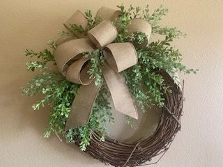 Elegant and Simple Grapevine Wreath