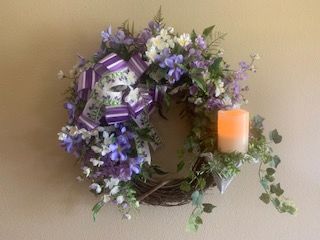 Flower Basket Memorial Wreath