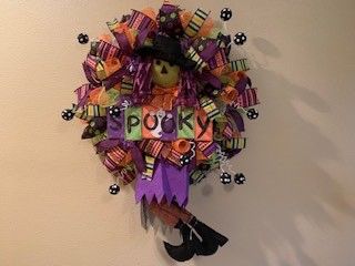 Spooky Witch Wreath