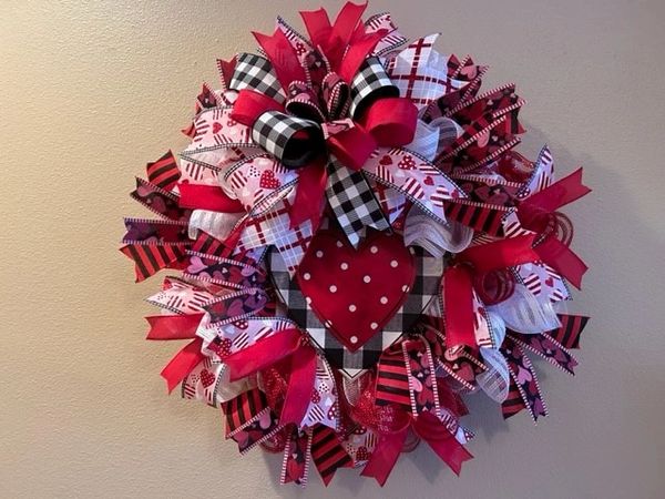 Valentine Heart Wreath