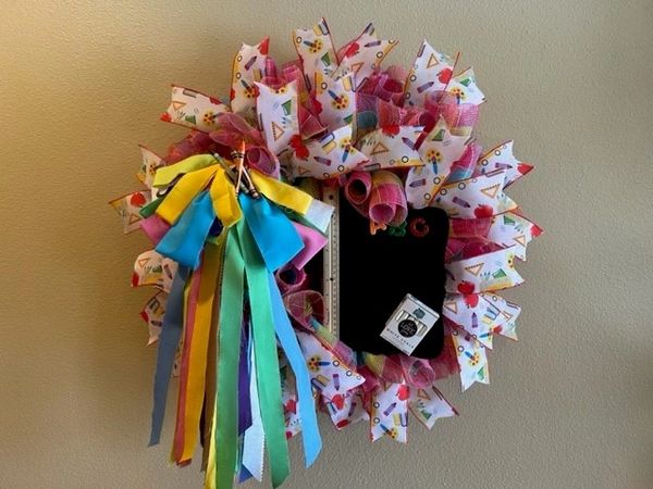 Back To School Wreath