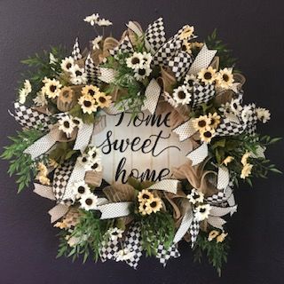 Home Sweet Home Wreath