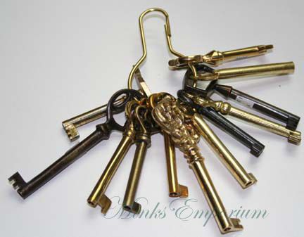 Brass Skeleton Key Set