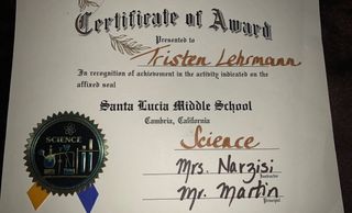 Science Award