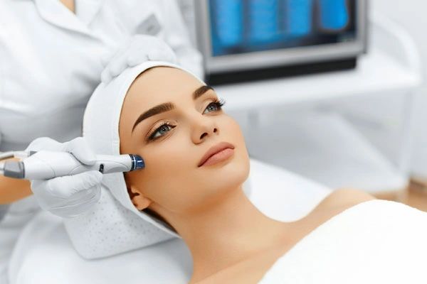 Clean, professional medical spa treatment room with neutral tones at Skin by Lucy Med Spa in Dallas