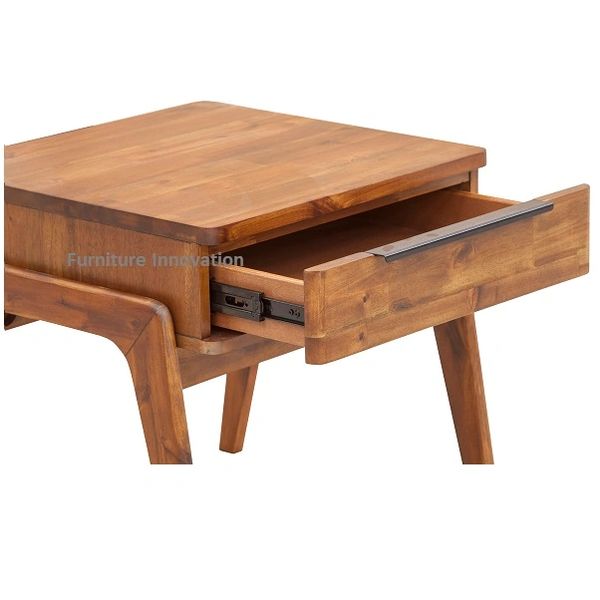 Remix Solid Wood End Table - Thumbnail 2