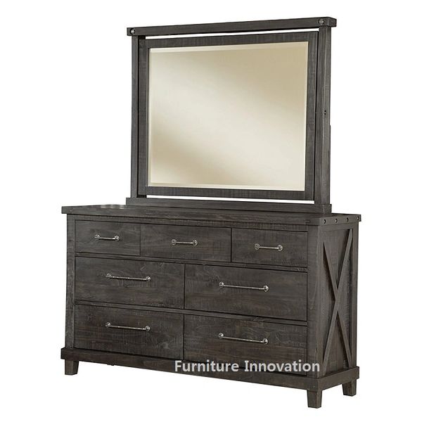 Yosemite Solid Wood Dresser - Thumbnail 2