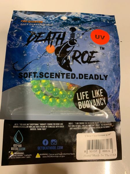 Pre-Tied Leader Pack — Death Roe Soft Beads