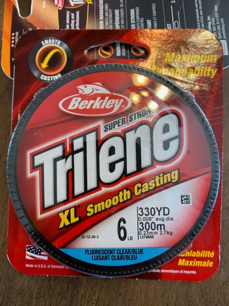 Trilene XL Smooth Casting 6lb 330yd Fishing Line Clear