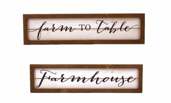 Farm To Table Farmhouse Wall Decor Vintage North