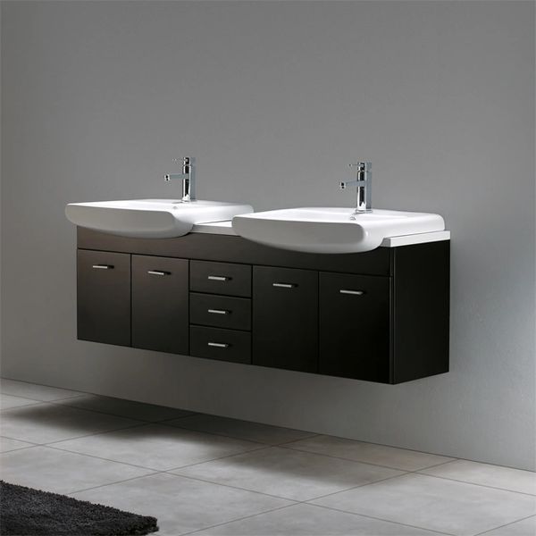 59-inch Double Bathroom Vanity by Vigo | Kitchen and ...