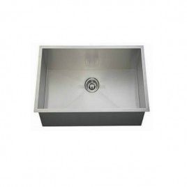 Stainless Steel Under Mount Zero Radius Kitchen Laundry Sink 22 X 18 X 9 16 Gauge