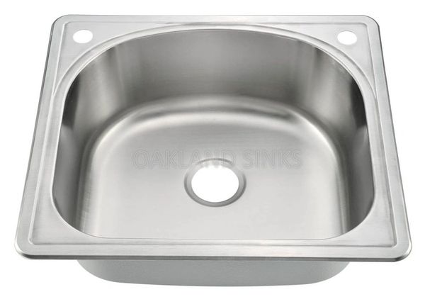 d shape kitchen sink