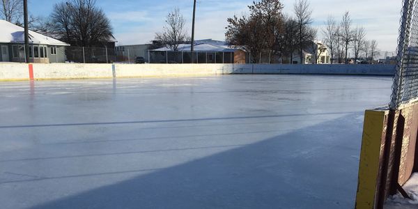 Schumacher Park Outdoor Ice Rink Grafton Parks and Recreation Grafton North Dakota Hockey Skating