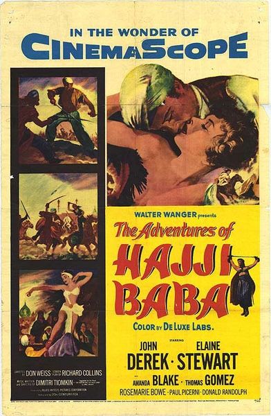 Adventures of Hajji Baba John Derek, Elaine Stewart, Amanda Blake (1954) DVD
