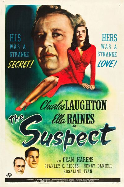 The Suspect, Charles Laughton, Ella Raines, Henry Daniell DVD 1944