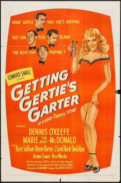 Getting Gertie's Garter (1945) Marie MacDonald, Dennis O'Keefe, Barry Sullivan, Binnie Barnes