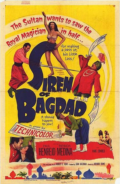Siren of Bagdad (1953) Paul Henreid, Patricia Medina, Hans Conried
