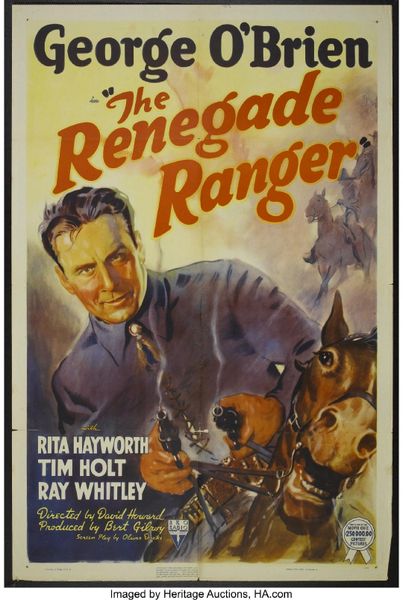 Renegade Ranger (1938) Rita Hayworth, Tim Holt, George O'Brien