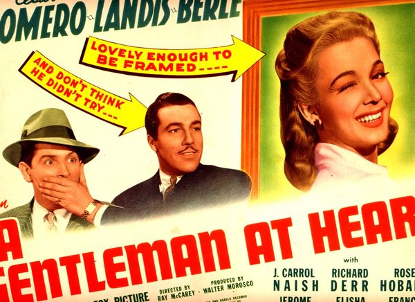 A Gentleman at Heart Cesar Romero, Carole Landis, and Milton Berle (1942) DVD