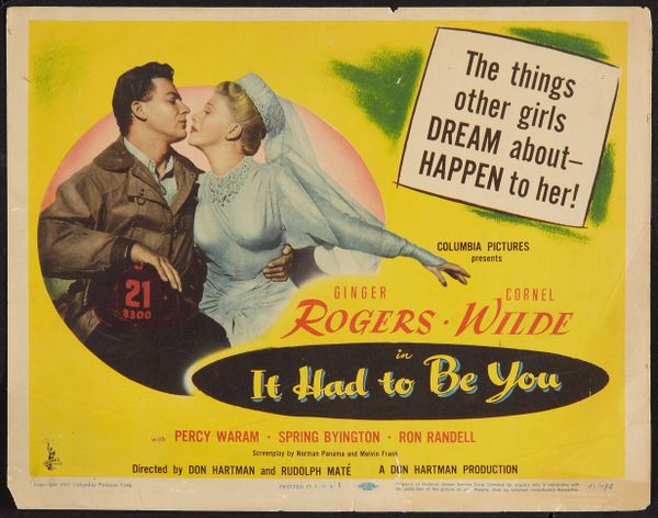 It Had To Be You 1947 DVD Tink s Rare Film Vault